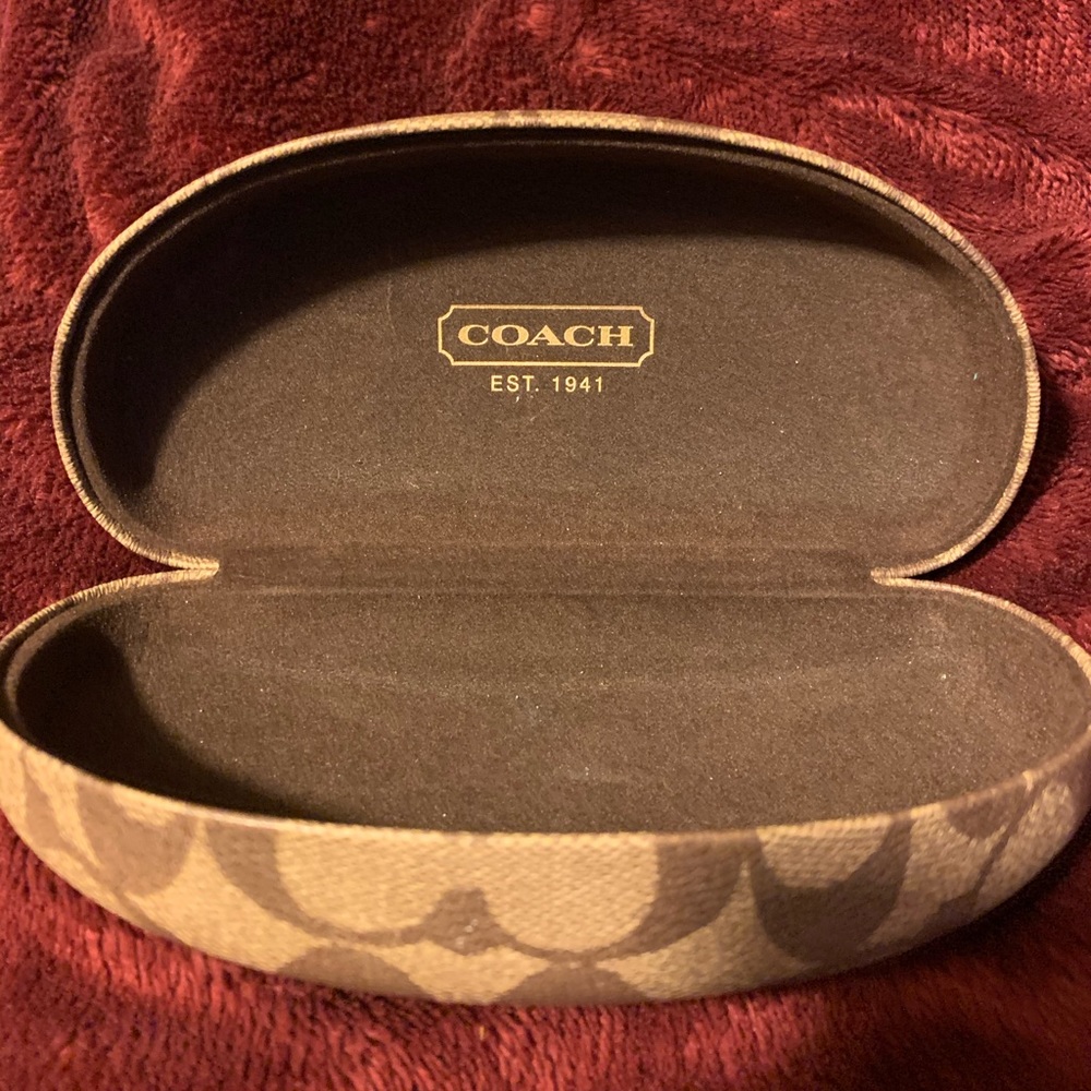 Coach Hard Clamshell Eyeglass Case